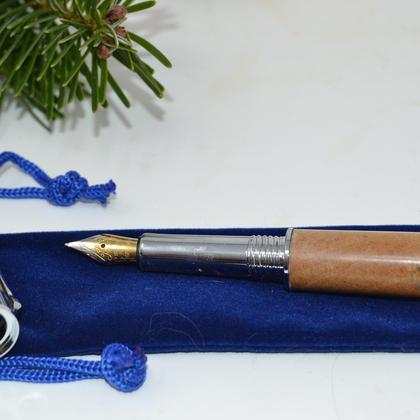 Holz Füller Füllfeder Füllfederhalter Birke Handarbeit Geschenkidee Unikat - Image 4