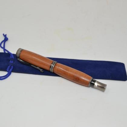 Holz Füllfeder Füller aus Holz Schraubkappe Handarbeit Geschenk Unikat - Image 3