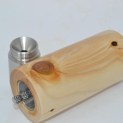 Holz Gewürzmühle Einhand Mühle Atlaszeder Salzmühle handmade - Image 2