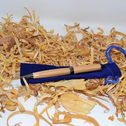 Holz Drehkugelschreiber Kugelschreiber Pen Kirsche metallic Unikat Gravur