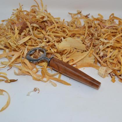 Holz Bieröffner Flaschenöffner Öffner Apfel Kapselheber Geschenk handmade Gravur