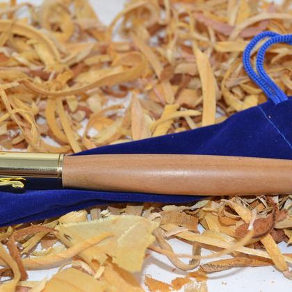 Holz Füller Füllfeder Pen Holz gedrechselt Kirsche Magnetkappe - Image 3
