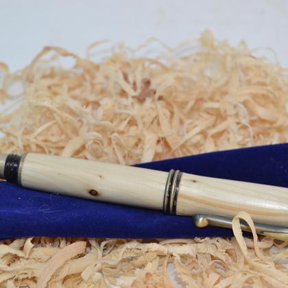 Holz Füllfeder Füller aus Holz Schraubkappe Wacholder Handarbeit Geschenk Unikat - Image 2