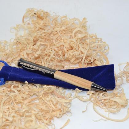 Holz Kugelschreiber Drehkugelschreiber Flieder Unikat handmade