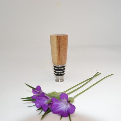 Holz Weinstoppen Weinstöpsel Weinstopfen Buche Geschenk Flaschenverschluss