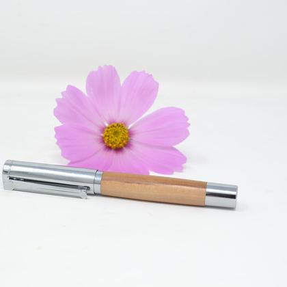 Holz Füllfeder Füller mit Schraubkappe Apfel Handarbeit unikat