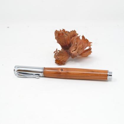 Holz Füllfeder Füller Zwetschke Handarbeit Magnetkappe Unikat Geschenk