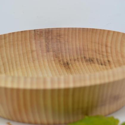 Holz Schale Obstschale ∅ 22 cm Holz Schüssel Linde Handmade - Image 2
