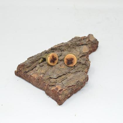 Holz Manschettenknöpfe Wild-Kirsche handmade Hochzeit Anzug