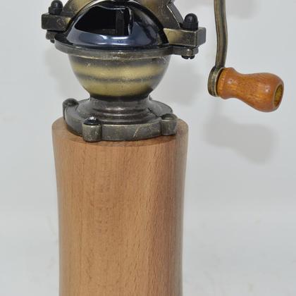 Holz Gewürzmühle Mühle Buche Pfeffermühle antik optik Geschenk - Image 2