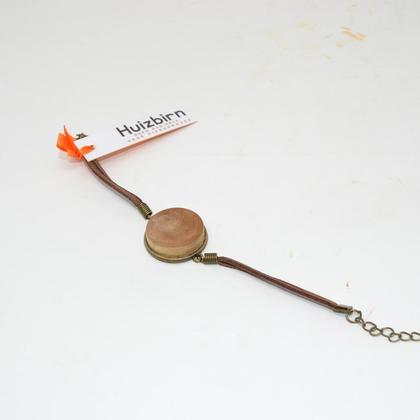 Holz Armband Trachtenschmuck Kette 2,5 cm Holzschmuck Birke Armschmuck