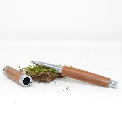 Holz Rollerpen Tintenroller Kugelschreiber Zwetschke Geschenk Unikat handmade - Image 3