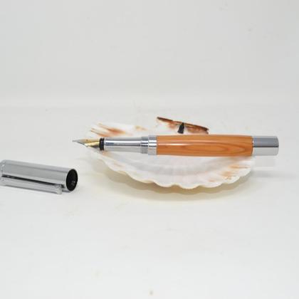 Holz Füllfeder Füller Füllfederhalter Eibe Handarbeit  Geschenk Unikat