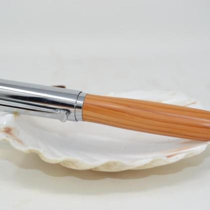 Holz Füllfeder Füller Füllfederhalter Eibe Handarbeit Geschenk Unikat - Image 4