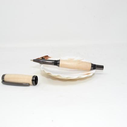 Holz Rollerpen Tintenroller Kugelschreiber Ahorn Handarbeit Unikat