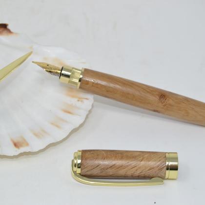 Holz Füller Füllfeder Brieföffner Set Eiche Holz handmade Geschenkset - Image 2