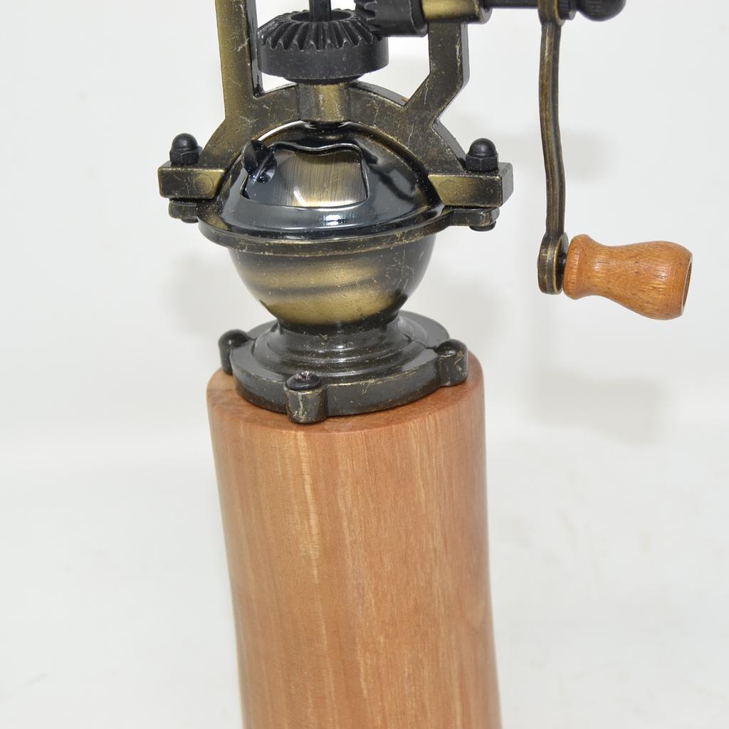 Holz Gewürzmühle Mühle Birne Pfeffermühle antik optik Geschenk - Image 2