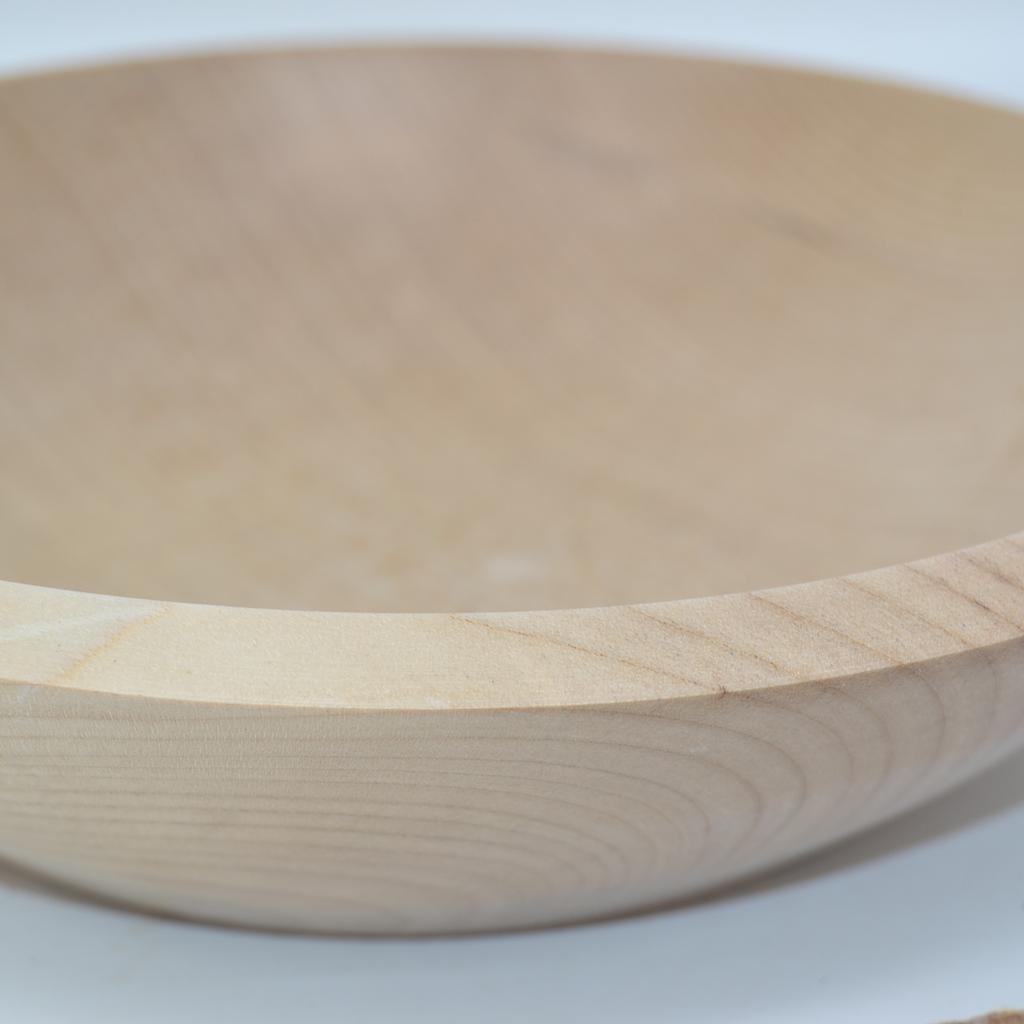 Holzschale Obstschale Holzschüssel Ahorn 21x6 cm handmade made in austria - Image 2