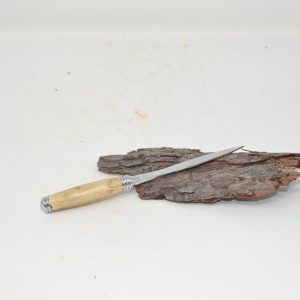 Holz Brieföffner aus Holz Hainbuche gestockt Handarbeit Unikat Geschenk