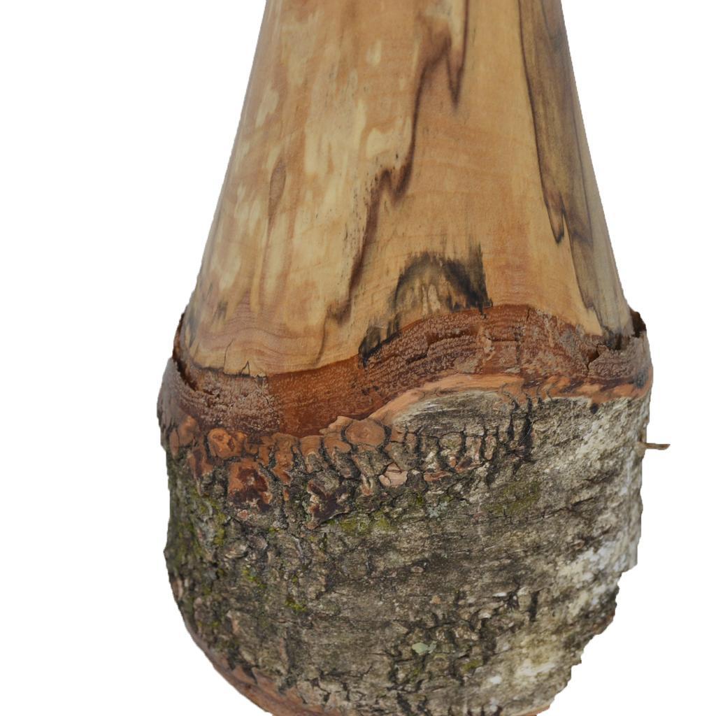 Holzvase Vase 20 cm Birkenholz Blumenvase Vase Holzdekoration Geschenk - Image 3