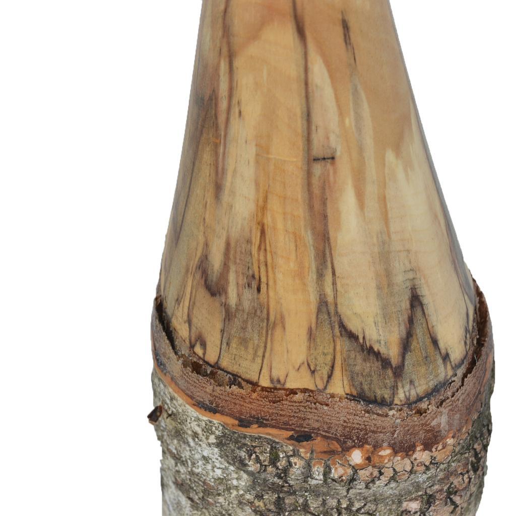 Holzvase Vase 20 cm Birkenholz Blumenvase Vase Holzdekoration Geschenk - Image 4