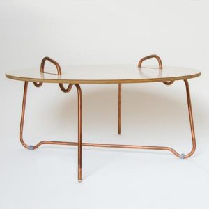 Wellenreiter Couchtisch Kupfer