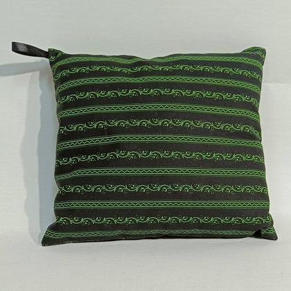 Zirbenkissen - Mini - Schwarz/grün