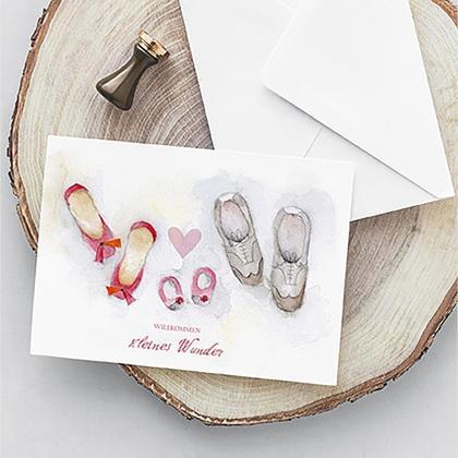 Grußkarte „kleines Wunder"