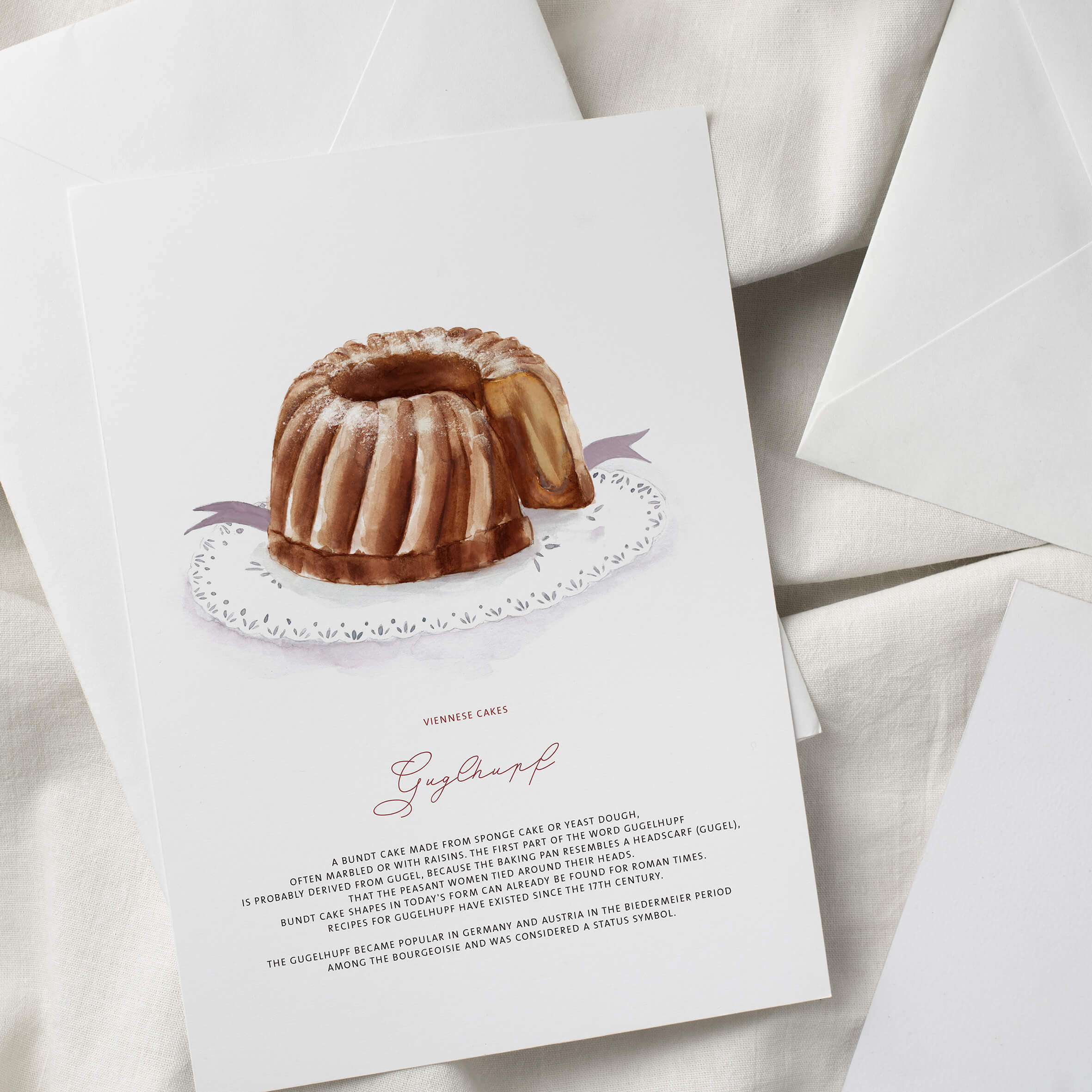 Grußkarten-Set „Wiener Mehlspeisen” - Image 2