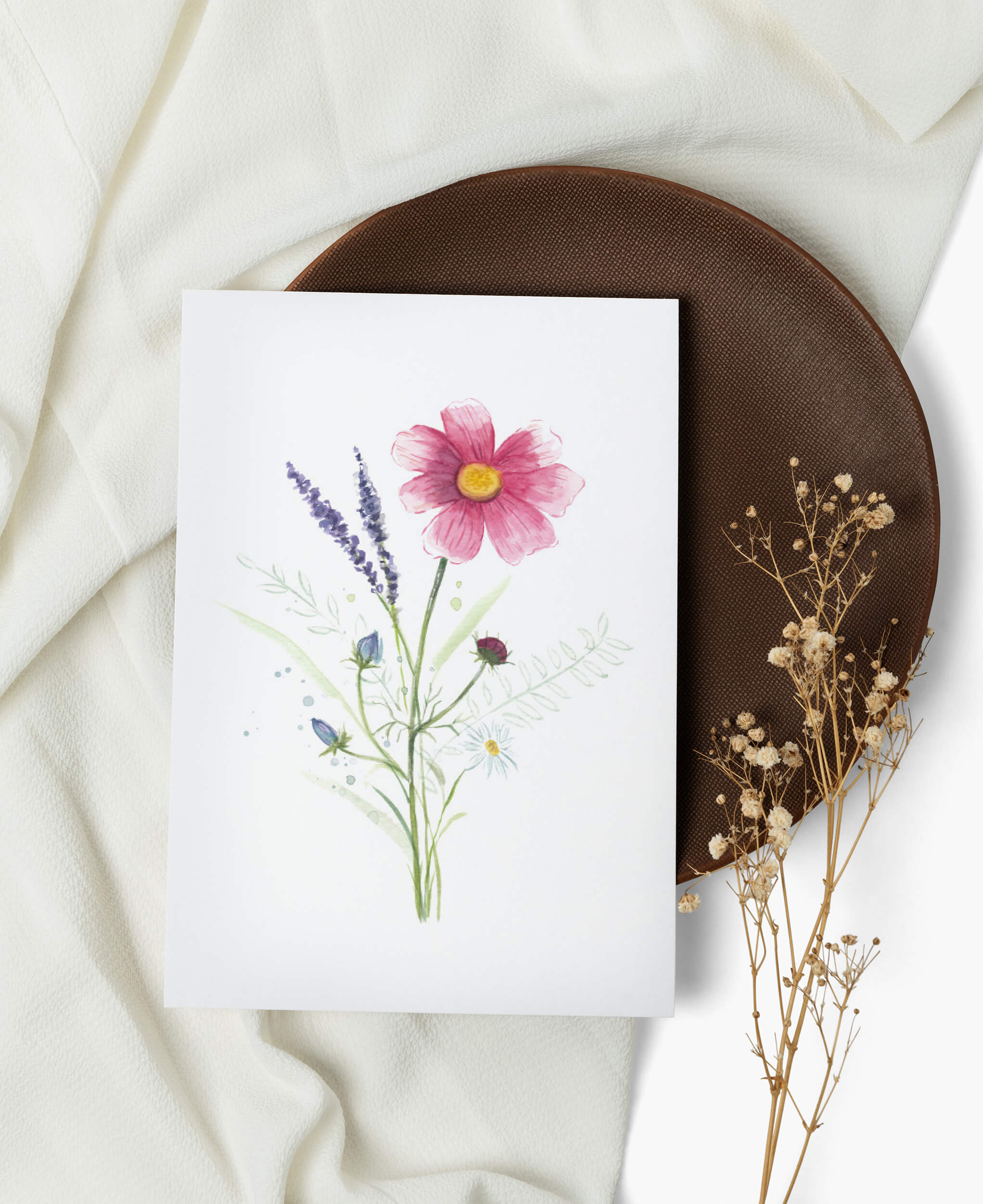 Grußkarte Blumenstrauß