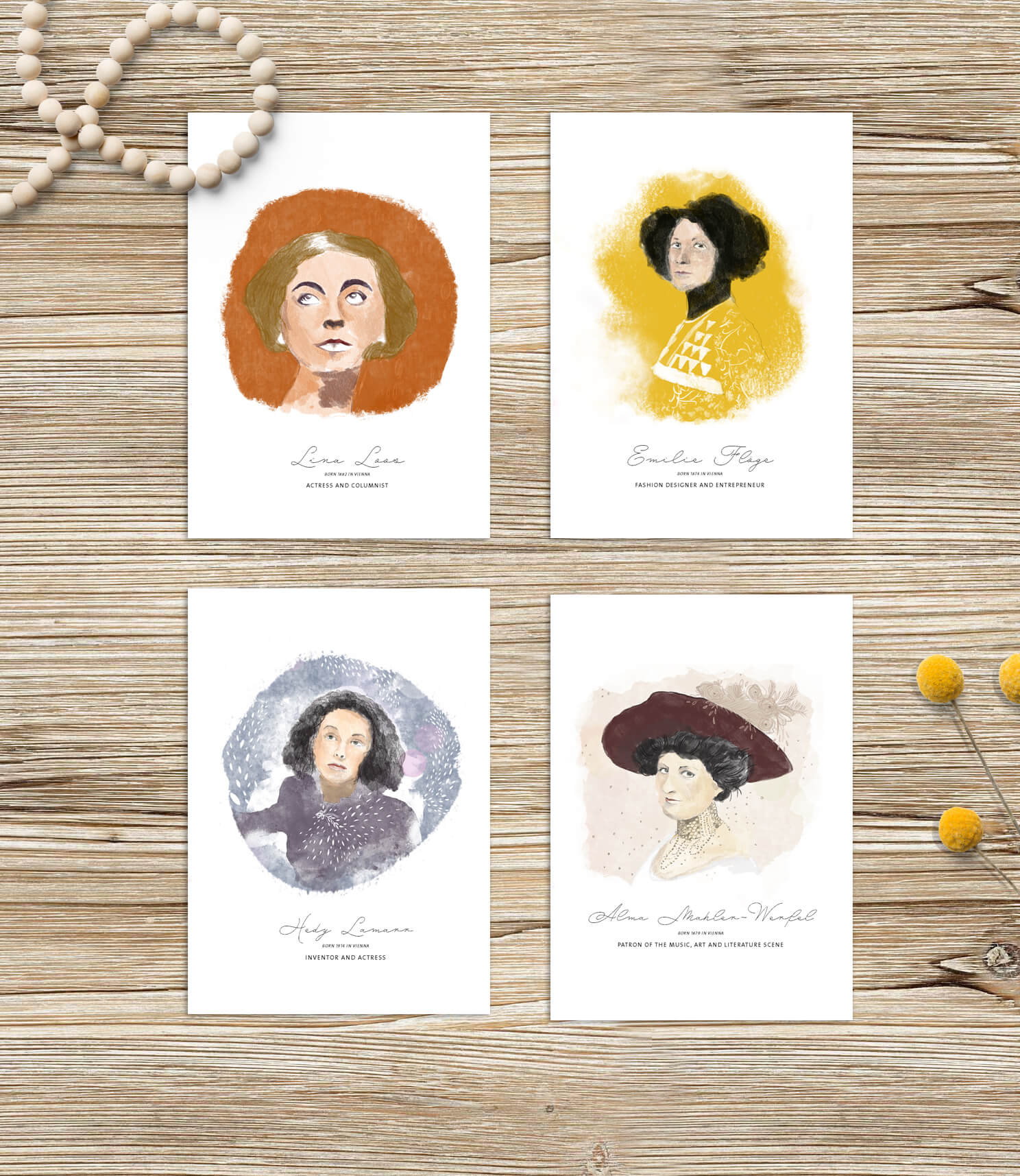 Karten Wiener Frauen