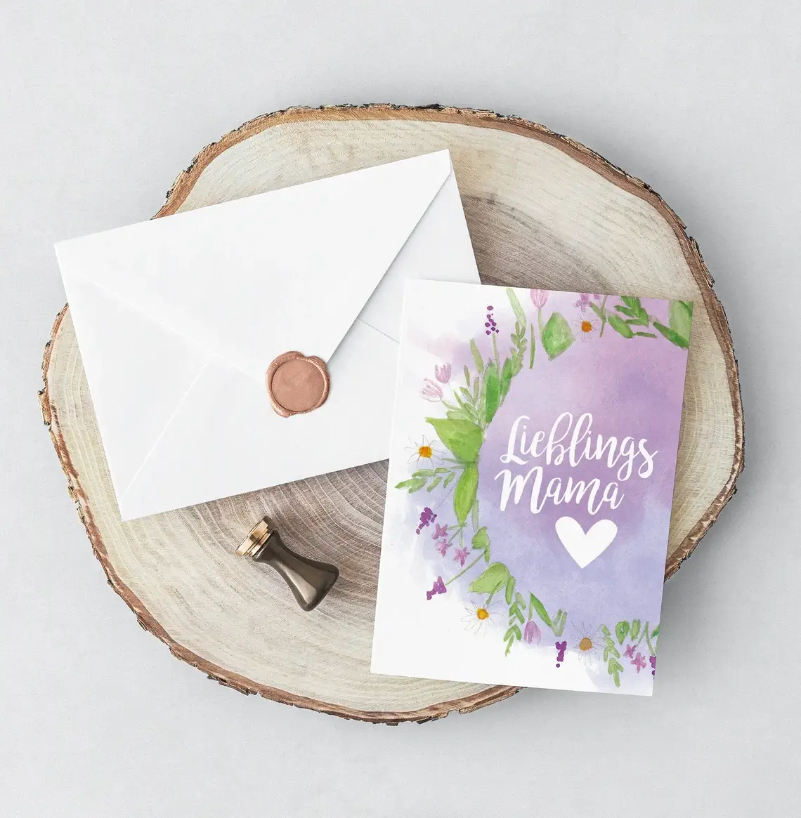 Grußkarte „Lieblingsmama"