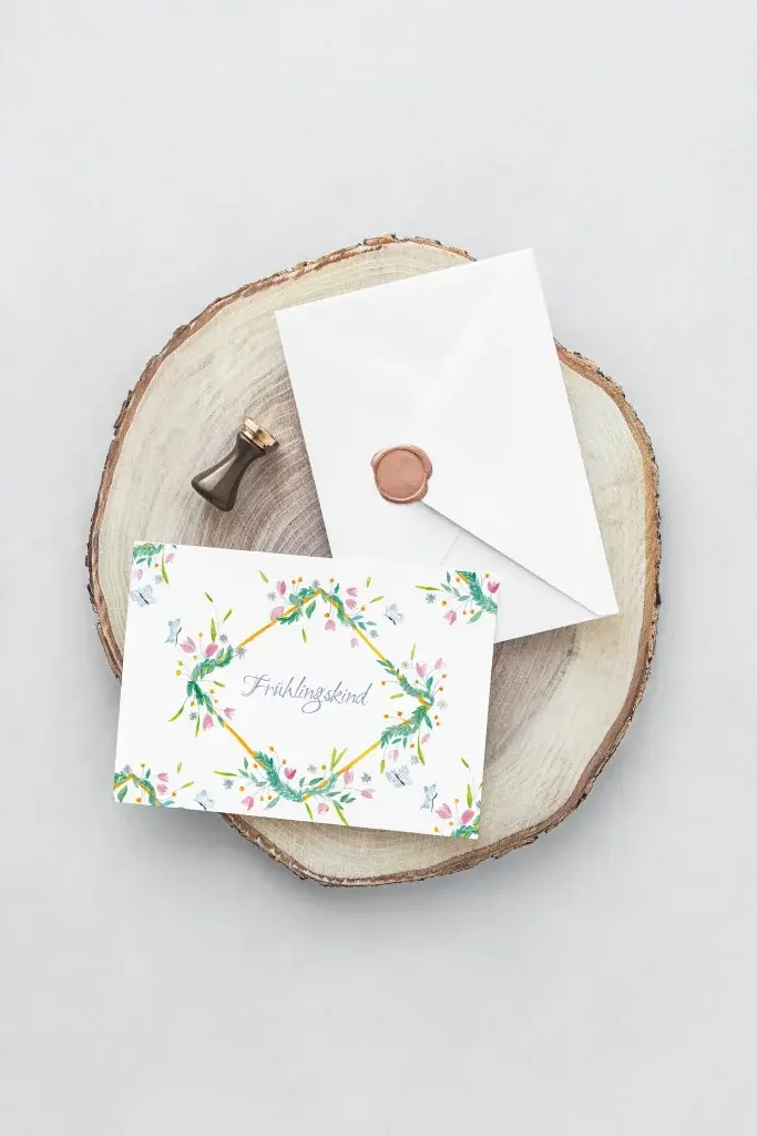 Karte Frühlingskind