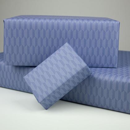gerollt Geschenkpapier Linienwabe Ozean