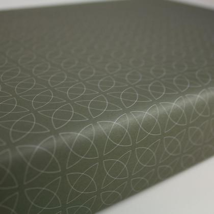 gefaltet Geschenkpapier Blüte Oliv - Image 3