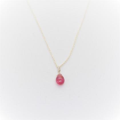 Turmalintropfen Kette