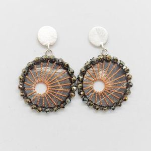 Verwickelt Ohrringe mit Stecker klein