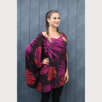 Shirtkleid "Pink Leaves" - Image 4