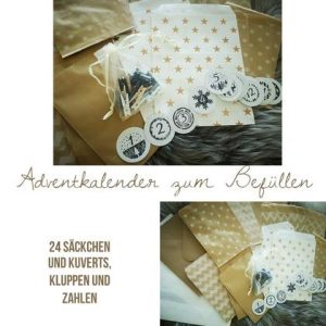 Adventkalender zum Befüllen