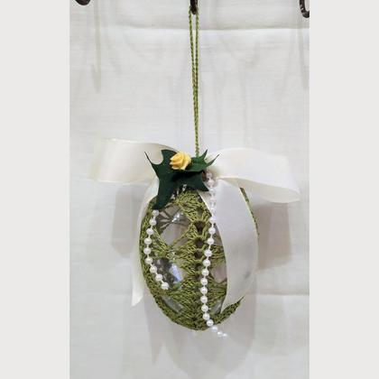 Osterei groß - Grün