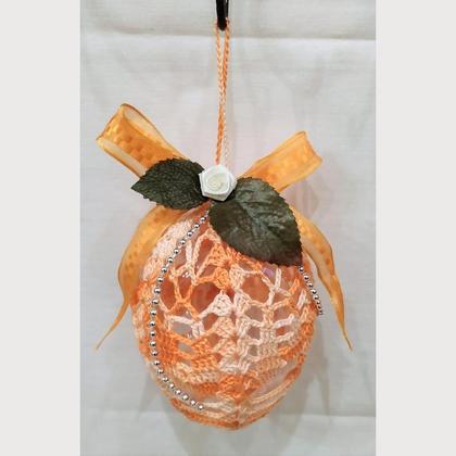 Osterei groß - Orange