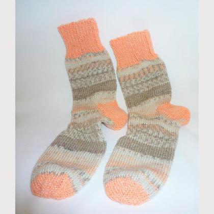 Handgestrickte Socken