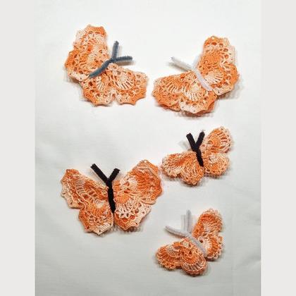 Schmetterling orange - klein