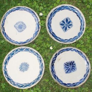 Teller in Scraffitotechnik