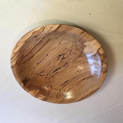 "Pilzschale",gestockte Buche, dm 36 cm,