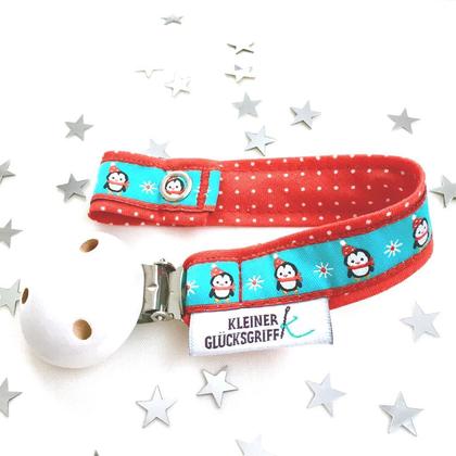 Schnullerband *penguin_red*