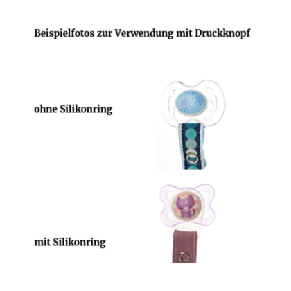 Schnullerband **lucky clover_blau** - Image 3