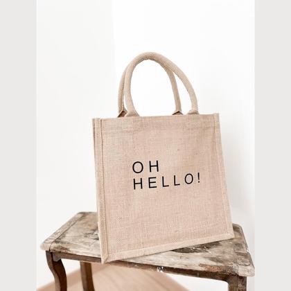 Midi Jute „Oh hello“