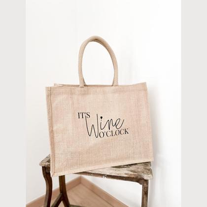 Classic Jute „It‘s wine“