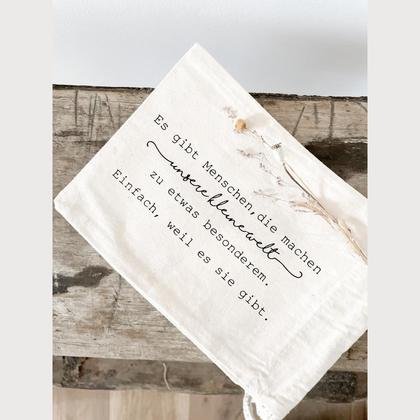 Baumwollbeutel Es gibt Menschen